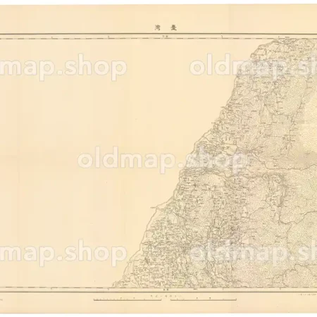 第八号 台湾(台中) 明治30年(1897) - 台湾仮製二十万分一図