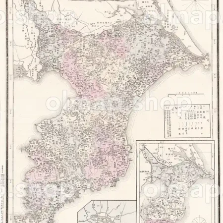 千葉県管内全図 明治28年(1895) - 大日本管轄分地図