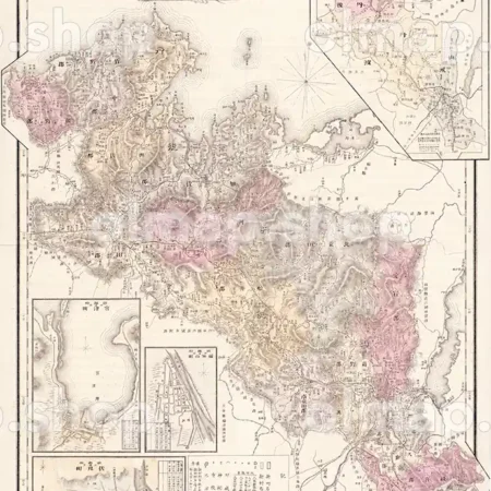 京都府管内全図 明治30年(1897) - 大日本管轄分地図