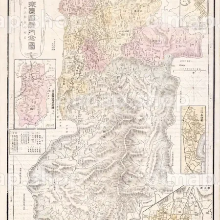 奈良県管内全図 明治36年(1903) – 大日本管轄分地図