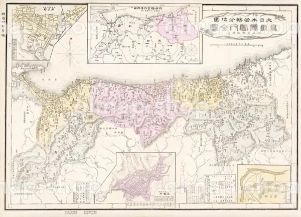 鳥取県管内全図 明治37年(1904) - 大日本管轄分地図