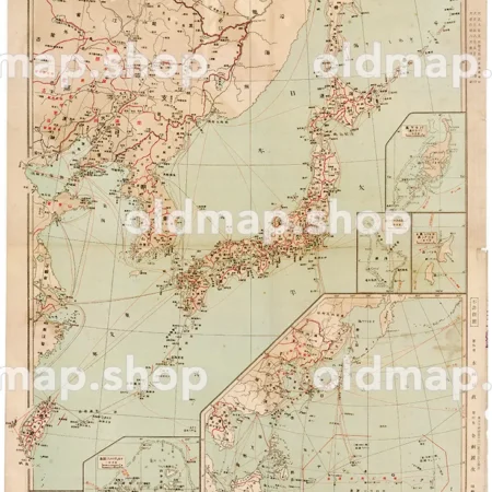 大日本帝国全図 大正8年(1919) – 金刺分県図