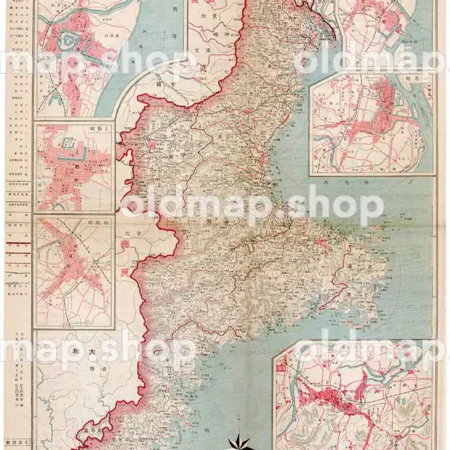 三重県全図 大正12年(1923) - 金刺分県図