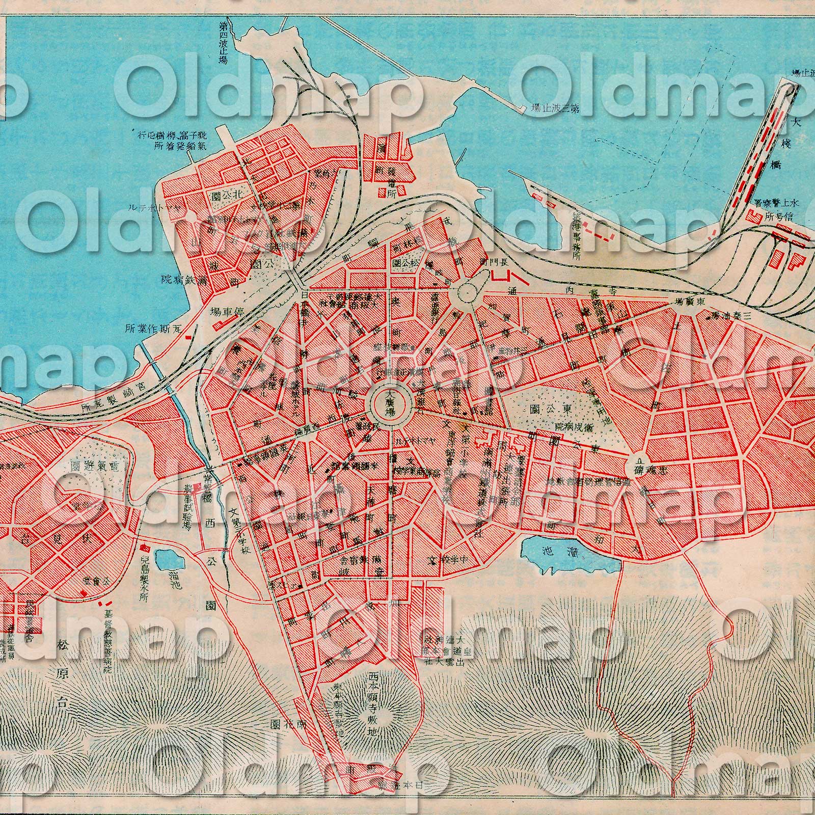 関東州全図 大正8年(1919) – 金刺分県図 – 古地図 –古地図素材データのダウンロード販売-oldmap.shop