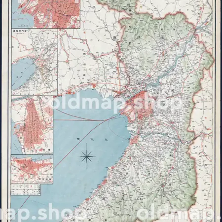 其一 大阪府 (東宮御成婚記念) 大正12年(1923) - 日本交通分県地図