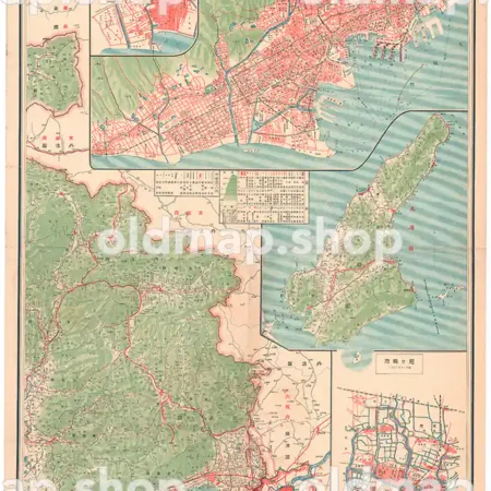 其十七 兵庫県 (東宮御成婚記念) 大正14年(1925) - 日本交通分県地図