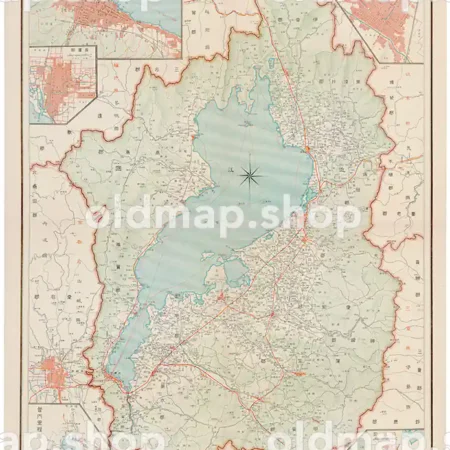 其三十 滋賀県 (東宮御成婚記念) 昭和2年(1927) - 日本交通分県地図