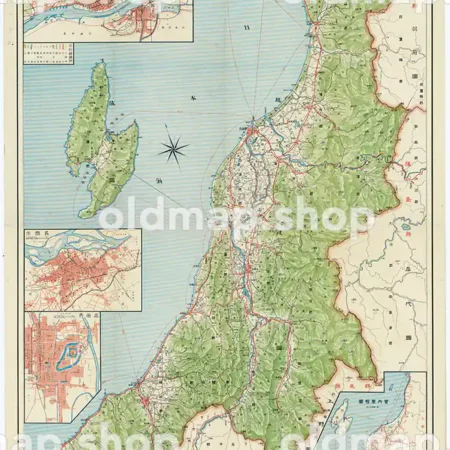 其四十一 新潟県 昭和5年(1929) - 日本交通分県地図