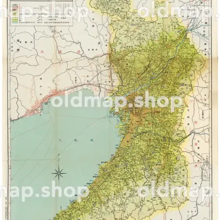 大阪府 昭和35年(1960) - 新日本分県地図