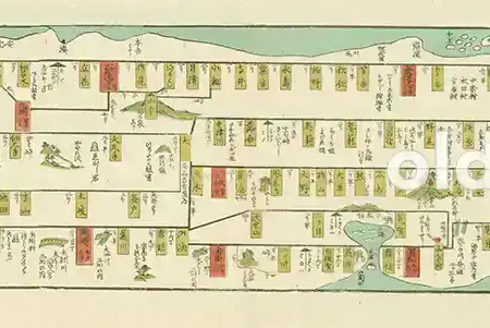 旅中必携 五海道中独案内記 嘉永4年(1851) 2