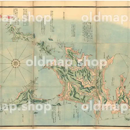 蝦夷地全図 嘉永7年(1854)