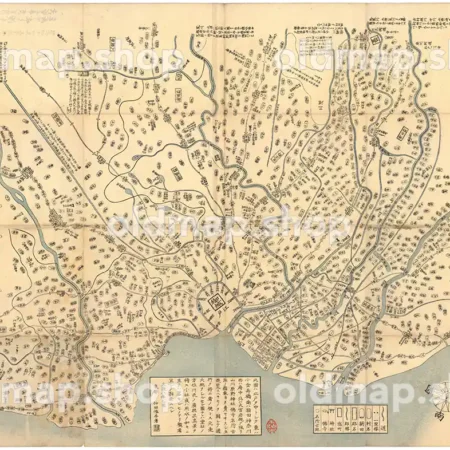 東都近郊図 文政8年(1811)