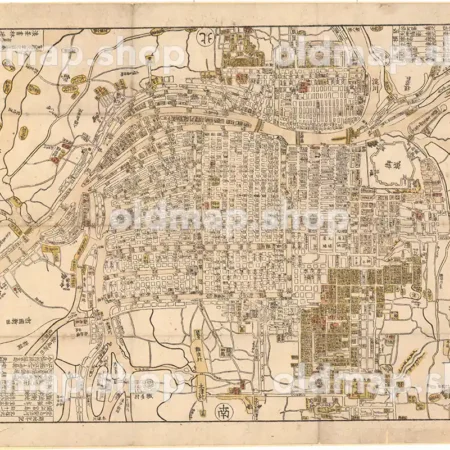 寛政改正 摂津大坂図 寛政元年(1789)