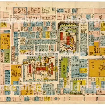 改正 内裏細見之図 全 文久3年(1863)