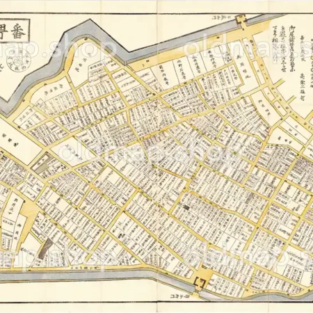 番町絵図 嘉永2年(1849) - 江戸切絵図