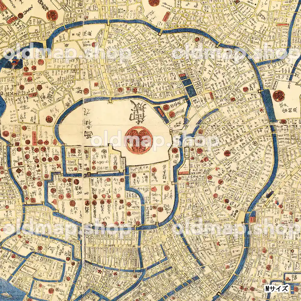 萬世御江戸絵図 嘉永2年(1849) – 江戸切絵図 – 古地図素材データのダウンロード販売-oldmap.shop