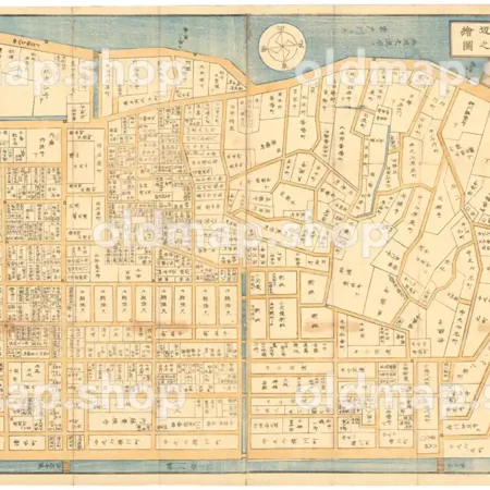 江戸切絵図 – 古地図素材データのダウンロード販売-oldmap.shop