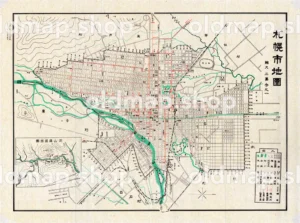 札幌市地図 昭和11年(1936)