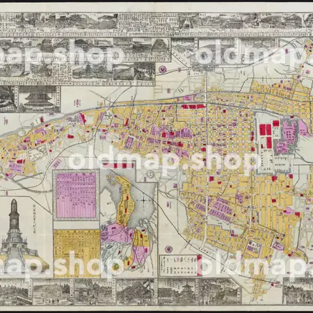 名古屋明細全図 明治35年(1902)