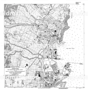 YOKKAICHI MIE, PREFECTURE, HONSHU, JAPAN - 四日市 昭和20年(1945)