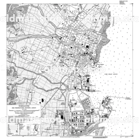 YOKKAICHI MIE, PREFECTURE, HONSHU, JAPAN - 四日市 昭和20年(1945)