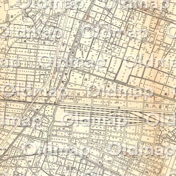 東淀川区詳細図 西部 昭和29年(1954) - 大阪市区分詳細図 - 画像 (2)