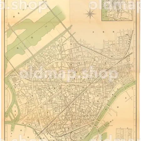 福島区詳細図 昭和30年(1955) - 大阪市区分詳細図