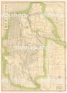 最新 布施市街全図 昭和16年(1941)