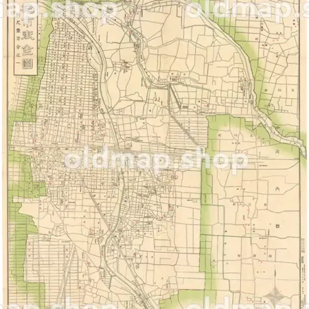 最新 布施市街全図 昭和16年(1941)