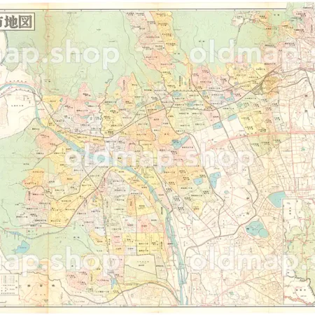 宝塚市地図 昭和55年(1980)