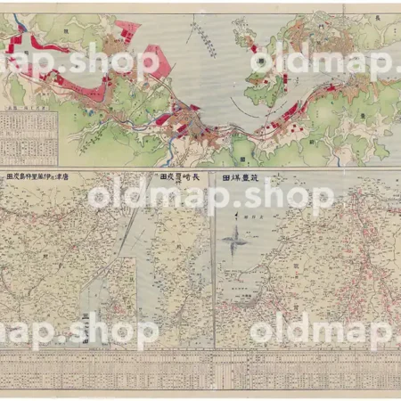 最新 北九州工業地図 大正9年(1920)