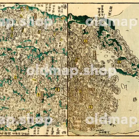 三河国 – 国郡全図 上巻 天保8年(1837)