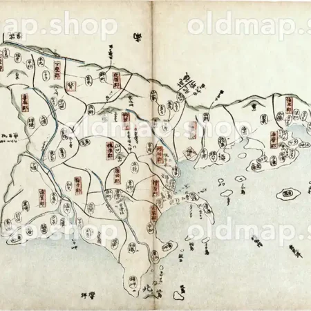 筑前国 - 大日本輿地便覧 坤 天保5年(1834)