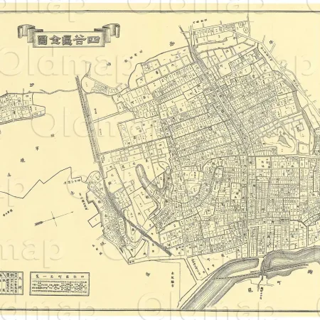 四谷区全図 明治37年(1904) - 東京十五区分