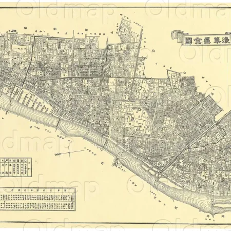 浅草区全図 明治37年(1904) - 東京十五区分