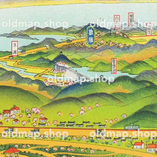 星ヶ浦 昭和4年(1929) - 鳥瞰図 - 画像 (2)