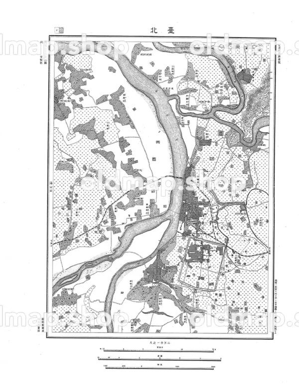 台北近傍第一号 台北 明治28年(1895) - 台湾二万分一図