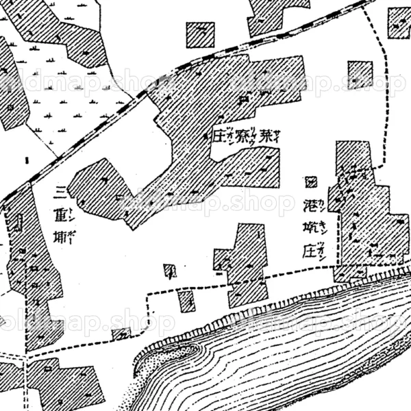 台北近傍第一号 台北 明治28年(1895) - 台湾二万分一図 - 画像 (3)