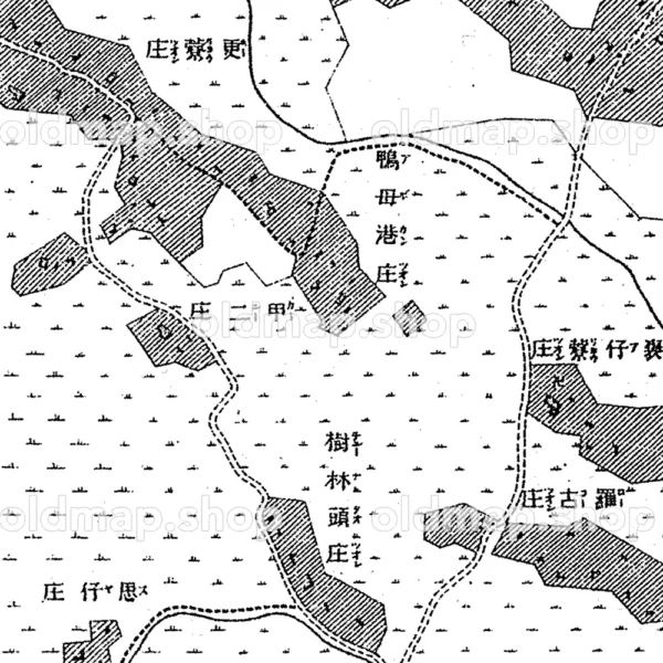 台北近傍第二号 海山口 明治28年(1895) - 台湾二万分一図 - 画像 (3)