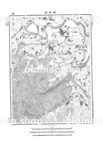 台北南方第一号 枋寮街 明治28年(1895) - 台湾二万分一図