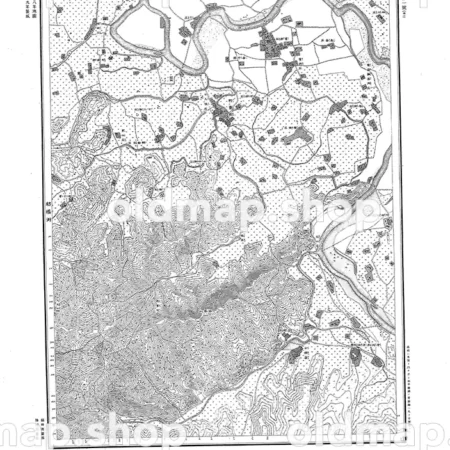 台北南方第一号 枋寮街 明治28年(1895) - 台湾二万分一図