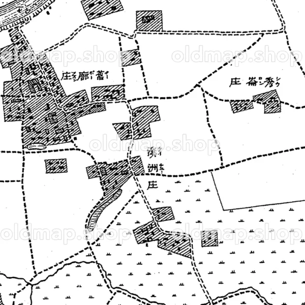 台北南方第一号 枋寮街 明治28年(1895) - 台湾二万分一図 - 画像 (3)