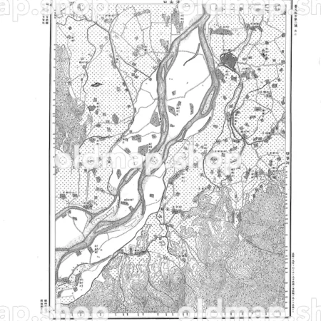 台北南方第二号 枋橋街 明治28年(1895) - 台湾二万分一図