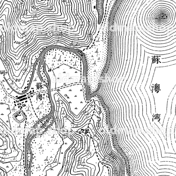 蘇墺近傍第二号 蘇墺 明治28年(1895) - 台湾二万分一図 - 画像 (2)