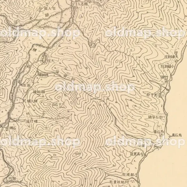 第四号 卑南 明治30年(1897) - 台湾仮製二十万分一図 - 画像 (3)