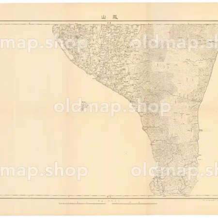 第十一号 鳳山 明治30年(1897) - 台湾仮製二十万分一図