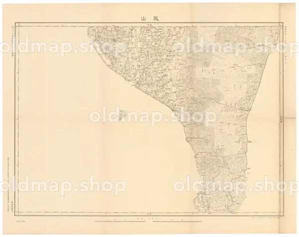 第十一号 鳳山 明治30年(1897) - 台湾仮製二十万分一図