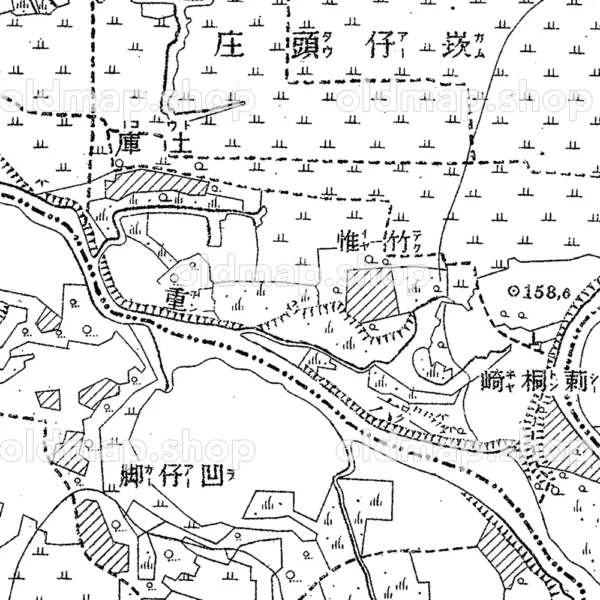 番社 明治39年(1906) - 台湾二万分一図 - 画像 (3)