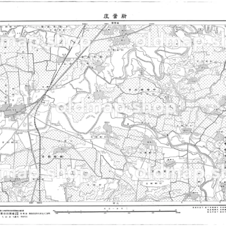 新営庄 明治39年(1906) - 台湾二万分一図