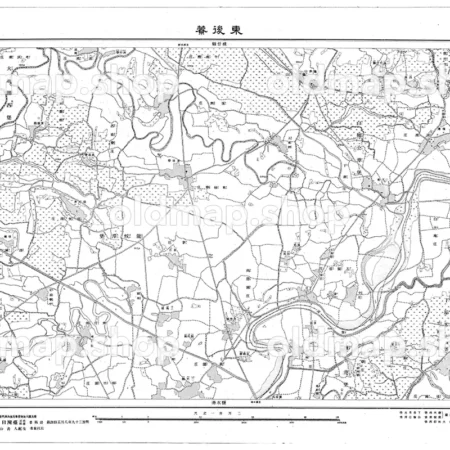 東後寮 明治39年(1906) - 台湾二万分一図